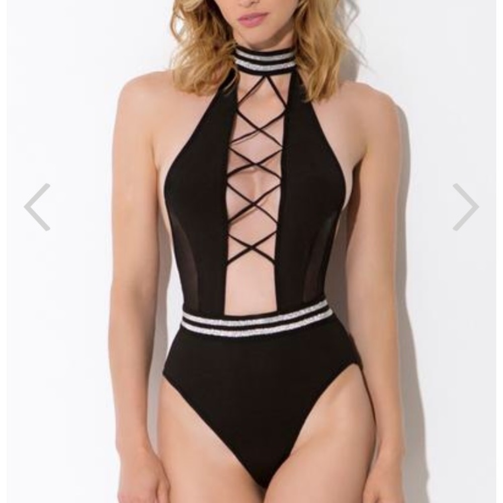 NWT HAUTY Hyperspeed BODYSUIT OS